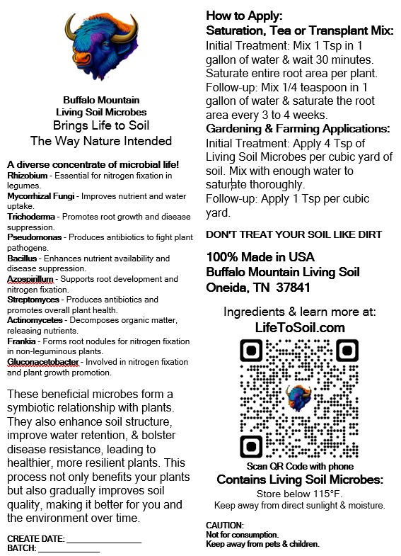 Life to Soil Microbes – Living Soil Inoculant - Image 2
